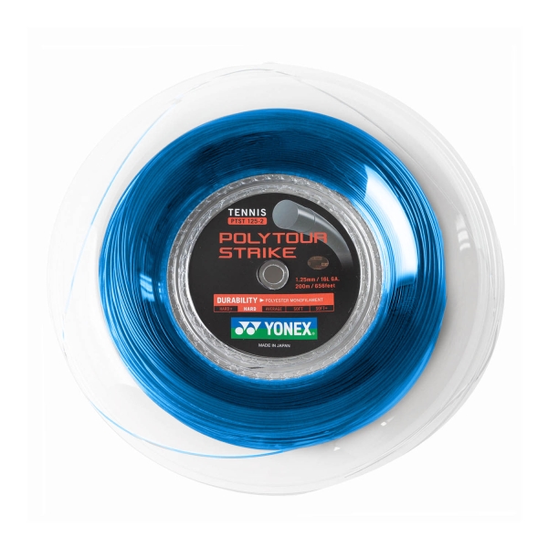 Monofilament String Yonex PolyTour Strike 1.25 200 m Reel  Blue PTST1252BL