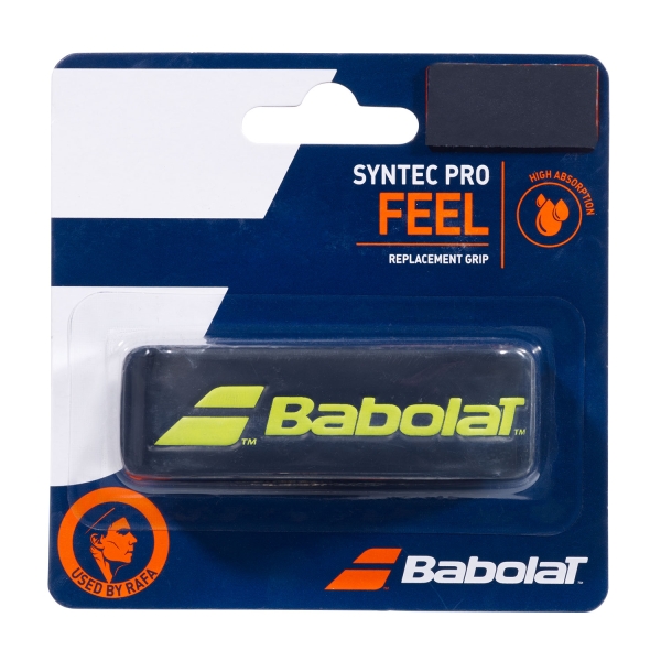 Replacement Grip Babolat Syntec Pro Grip  Black/Fluo Yellow 670051232