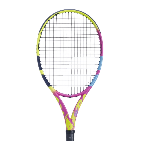 Babolat Junior Tennis Racket Babolat Pure Aero Rafa Junior 26  Yellow/Pink/Blue 140469