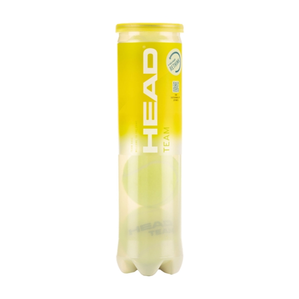 Pelotas Tenis Head Head Team  Tubo de 4 pelotas 575704