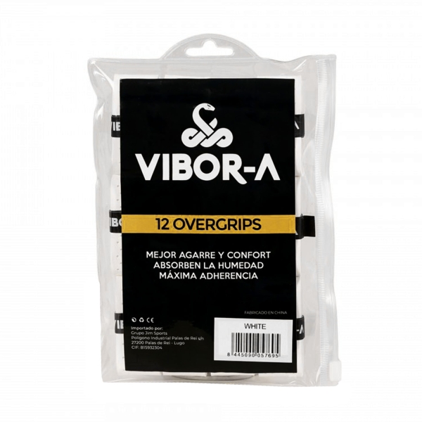 Sobregrip ViborA Performance x 12 Sobregrips  White 41183.002