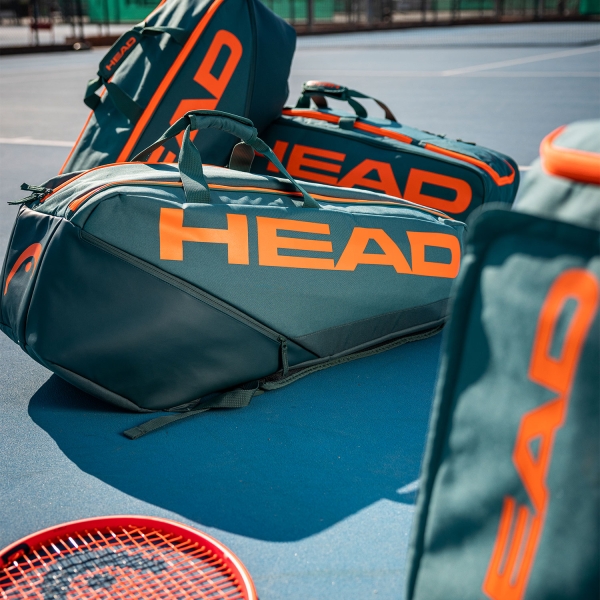 Head Pro M Bag - Dark Cyan/Fluo Orange