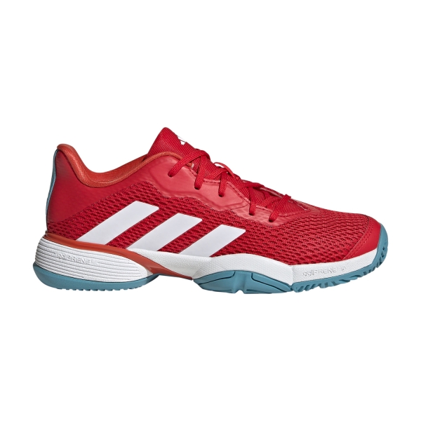 Junior Tennis Shoes adidas Barricade Junior  Better Scarlet/Ftwr White/Preloved Red HP9696