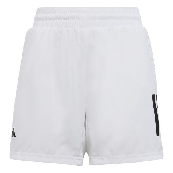 Pantalones Cortos  y Pantalones Boy adidas Club 3 Stripes 4in Shorts Nino  White HR4289