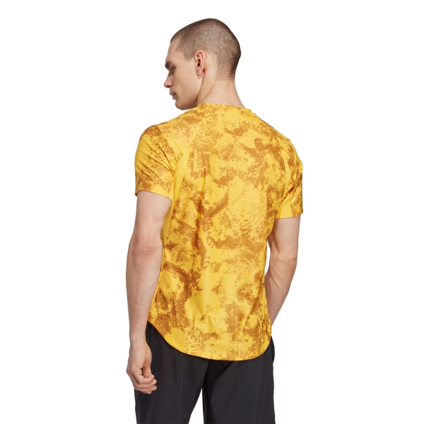 adidas Paris FreeLift Maglietta da Tennis Uomo Bold Gold Mesa