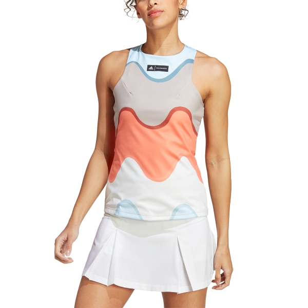 Women`s Tennis Tanks adidas x Marimekko Premium Tank  Multicolor/Semi Coral HU1803