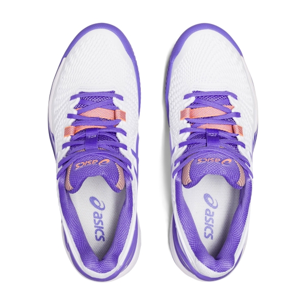 Asics Gel Resolution 9 Clay - White/Amethyst
