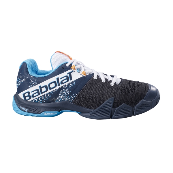 Scarpe Padel Babolat Movea  Grey/Scuba Blue 30S235713029