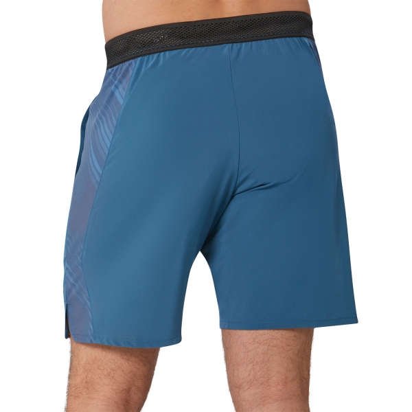 Mizuno Amplify 8in Men's Tennis Shorts - Blue Ashes