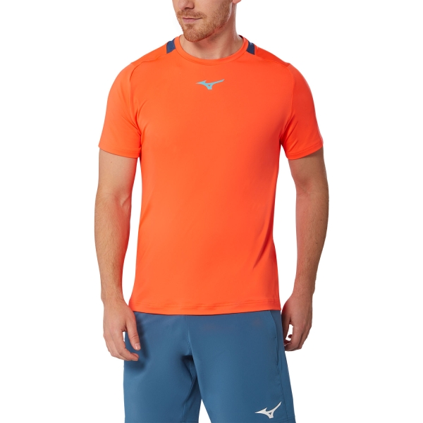 Camisetas de Tenis Hombre Mizuno Logo Camiseta  Soleil 62GAA00152