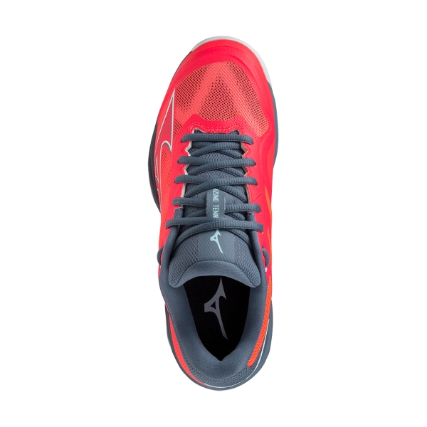 Mizuno Wave Exceed Light Clay Women s Tennis Shoes Fiery Coral 2