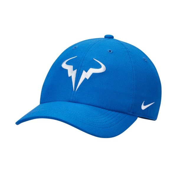 Tennis Hats and Visors Nike Court Rafa Aerobill H86 Cap  Game Royal/White 850666481