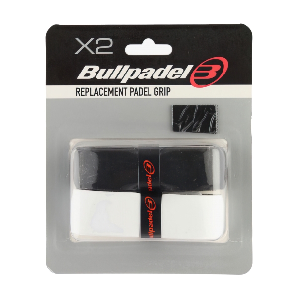 Accesorios Padel Bullpadel GR1210 x 2 Grips  Black/White 479212005