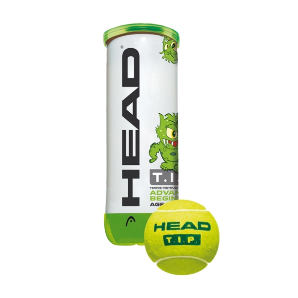 Palline Tennis Head Head T.I.P Green  Tubo da 3 Palline 578133