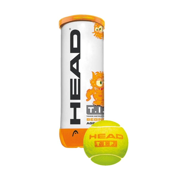 Head Tennis Balls Head T.I.P Orange  3 Ball Can 578123