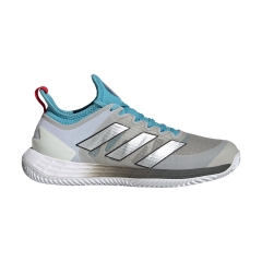 adidas adizero Ubersonic 4 Clay - Metal Grey/Silver Met/Preloved Blue