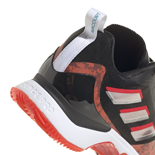 adidas Avacourt Clay - Core Black/Taupe Met/Better Scarlet