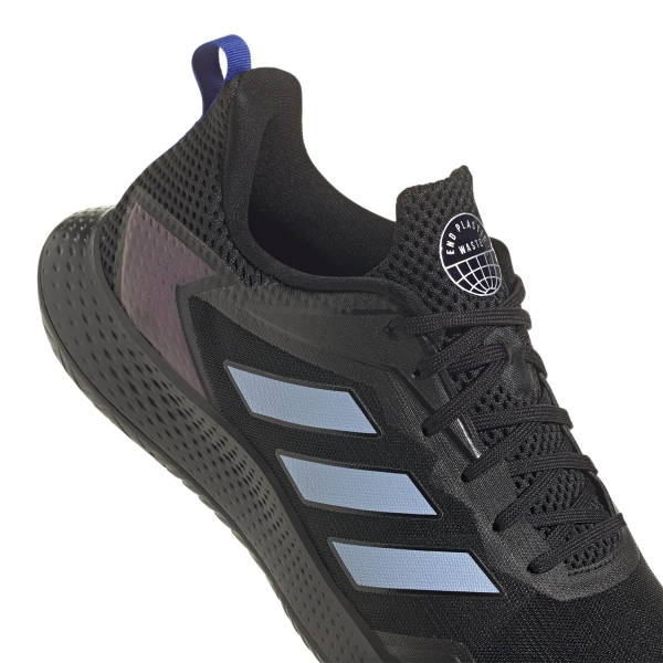 adidas Defiant Speed Men s Tennis Shoes Core Black Blue Dawn