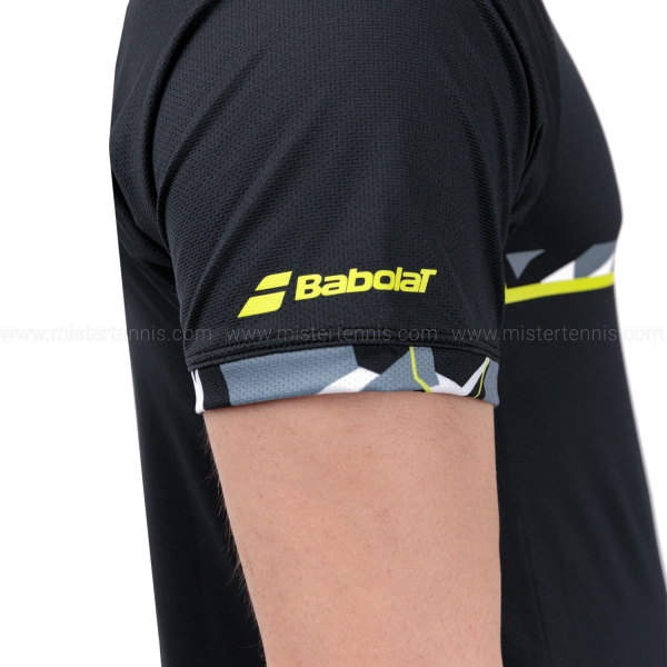 Babolat Aero Crew Men s Tennis T Shirt Black