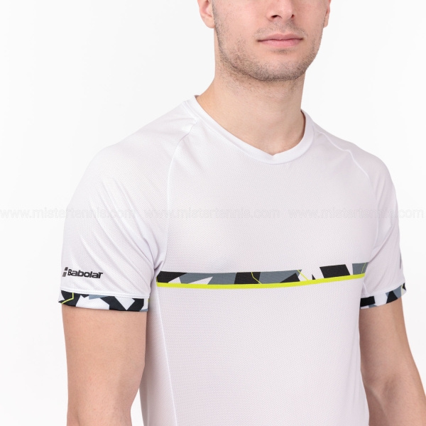 Babolat Aero Crew T-Shirt - White