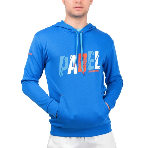 Maglie e Felpe Tennis Uomo Babolat Babolat Logo Hoodie  French Blue  French Blue 6MS230414106