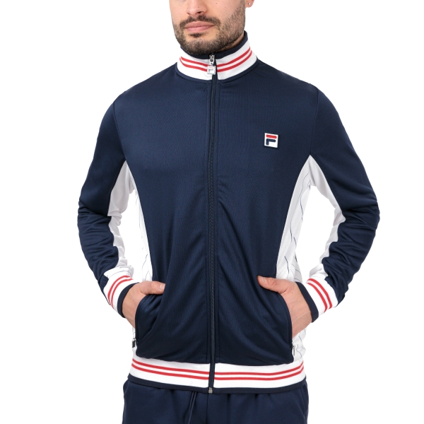 Men's Tennis Jackets Fila Bjorn Jacket  Navy/White FBM2310311501