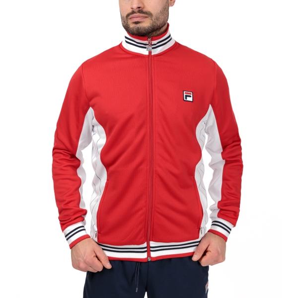Men's Tennis Jackets Fila Bjorn Jacket  Red/White FBM2310315003