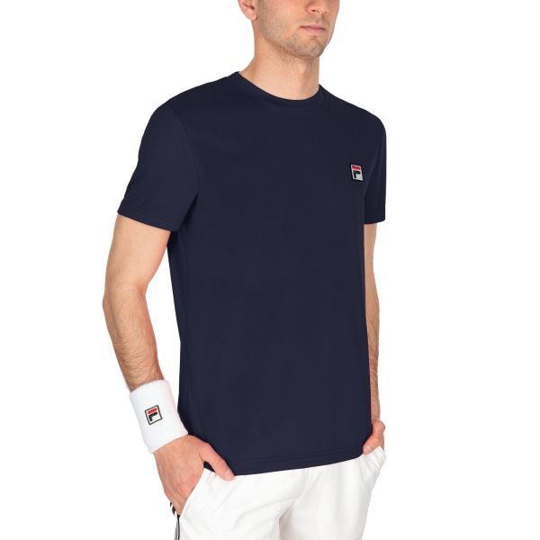 Men's Tennis Shirts Fila Dani TShirt  Navy FBM2210201500
