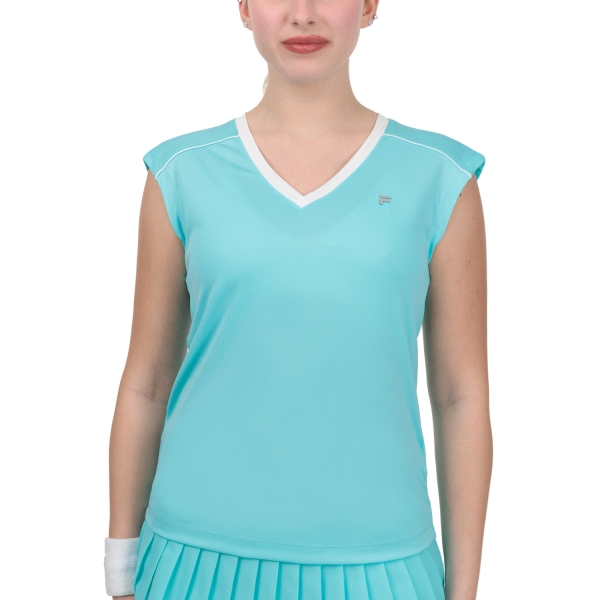 Magliette e Polo Tennis Donna Fila Fila Marlis Camiseta  Blue Radiance  Blue Radiance XFL231115E4002
