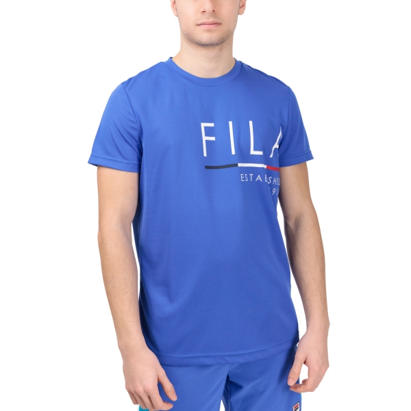 Camisetas de Tenis Hombre Fila Maxim Camiseta  Dazzling Blue FLU2310201450