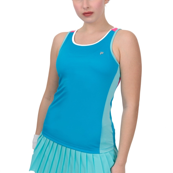 Canotte Tennis Donna Fila Fila Nela Tank  Hawaiian Ocean  Hawaiian Ocean XFL2311134041