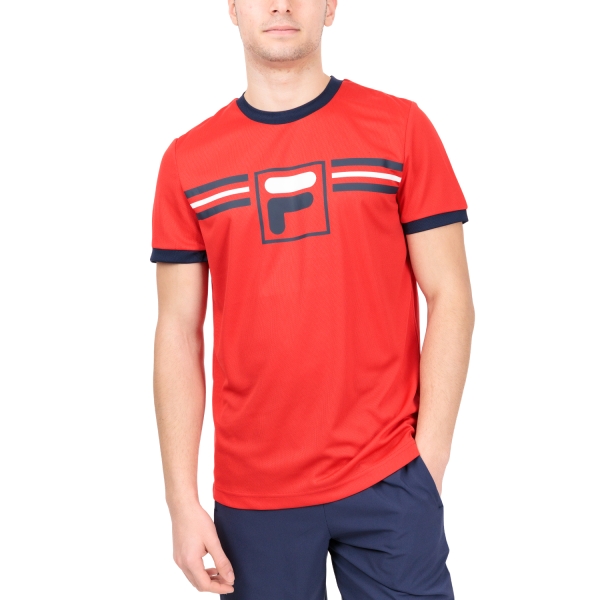 Maglietta Tennis Uomo Fila Fila Oscar Camiseta  Red  Red FBM231029500