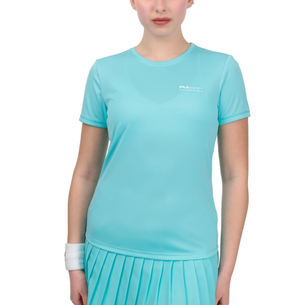 Magliette e Polo Tennis Donna Fila Fila Sandra Camiseta  Blue Radiance  Blue Radiance XFL231119E4002