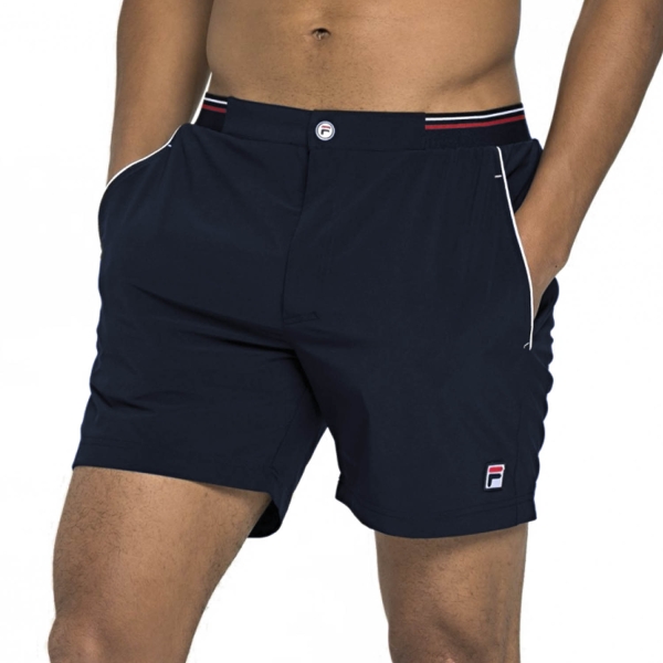 Pantalones Cortos Tenis Hombre Fila Stephan 5in Shorts  Navy FBM1610051500