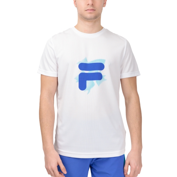 Maglietta Tennis Uomo Fila Fila Till TShirt  White  White FLU231016001