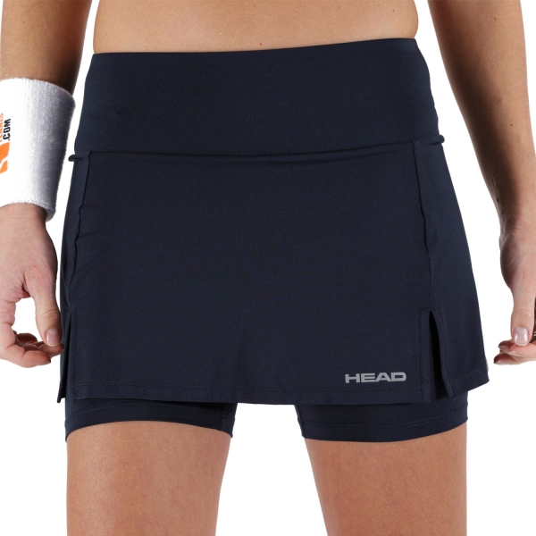 Falda Short Tenis Mujer Head Dynamic Skort Negro