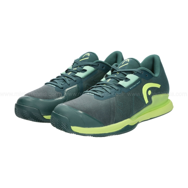 Head Sprint Pro 3.5 Clay - Forest Green/Light Green