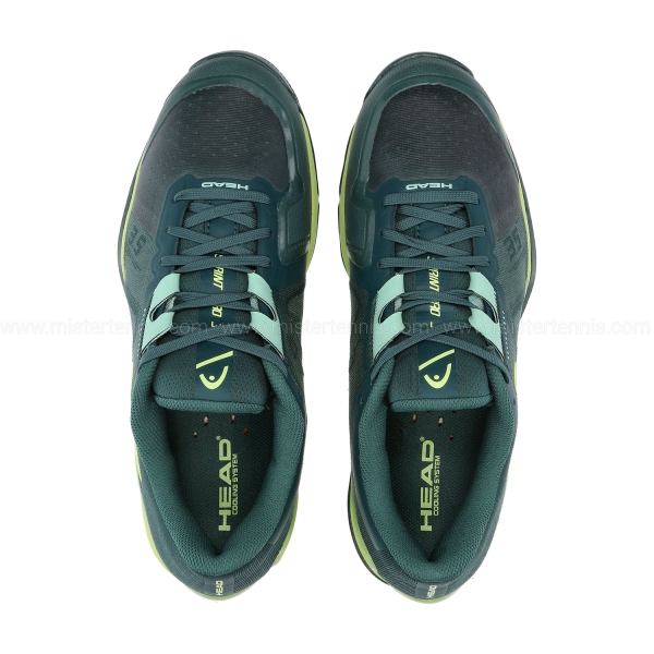 Head Sprint Pro 35 Indoor Noir, Vert - Chaussures Tennis Homme 182,00 €