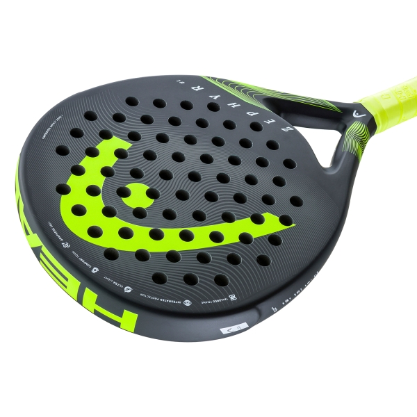 Head Zephyr UL 2023 Padel - Black/Yellow