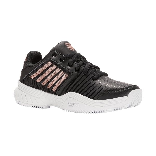 K-Swiss Court Express Clay - Black/White/Rosegold