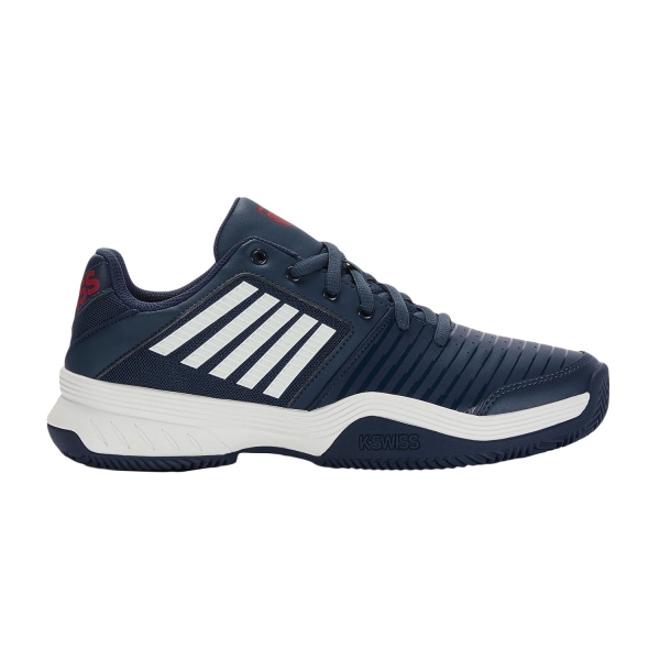 Calzado Tenis Hombre KSwiss Court Express Clay  Blue Opal/White/Lollipop 06750424M