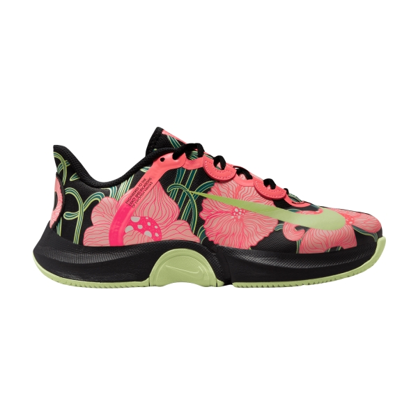 Women`s Tennis Shoes Nike Air Zoom GP Turbo Naomi Osaka Premium HC Premium  Black/Barely Volt/Hot Punch/Pink Bloom FJ2985001