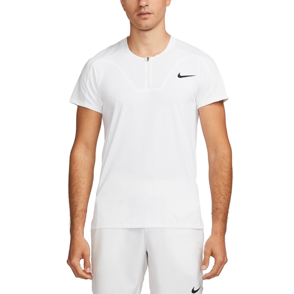 Polo Tennis Uomo Nike DriFIT ADV Slam Polo  White/Black DV4153100