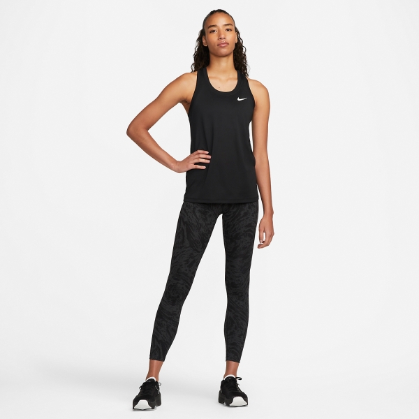 Nike Dri-FIT Women's Tennis Tank - Black/White