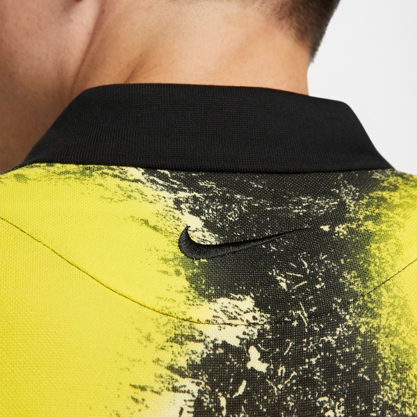 Nike Dri-FIT Printed Slim Polo - Opti Yellow/Black