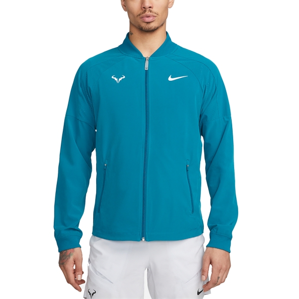 Men's Tennis Jackets Nike DriFIT Rafa Jacket  Green Abyss/White DV2885301