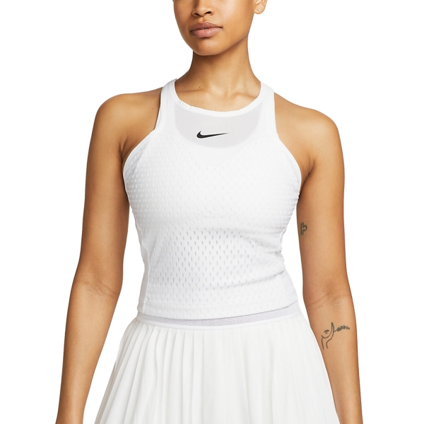 Women`s Tennis Tanks Nike DriFIT Slam Tank  White/Black DV3046100