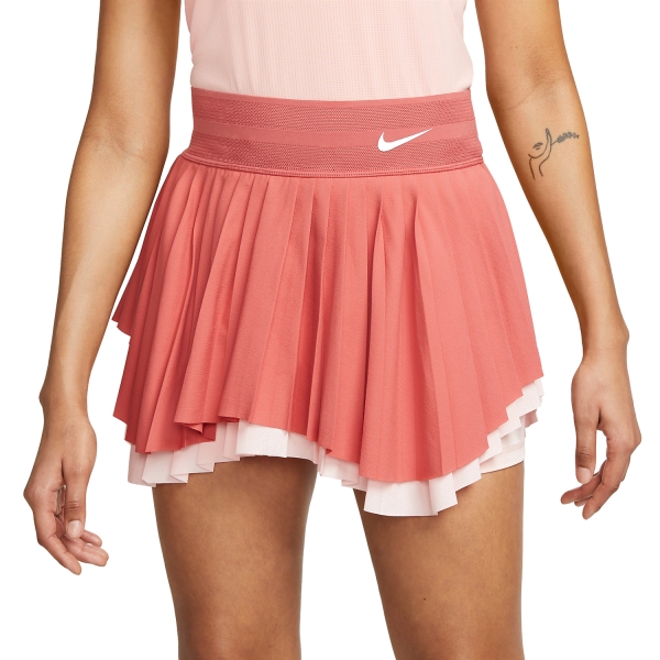 Gonne e Pantaloncini Tennis Nike DriFIT Slam Gonna  Adobe/Pink Bloom/White DR9749655