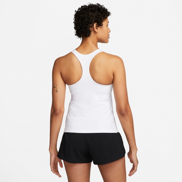 Nike Dri-FIT Swoosh Tank - White/Stone Mauve/Black