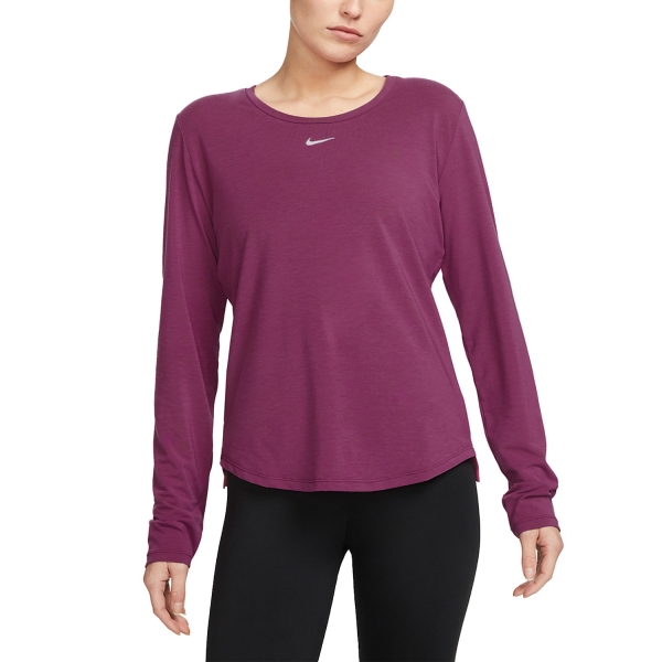 Nike Dri-FIT Women's Crew-Neck Running Top - Purple